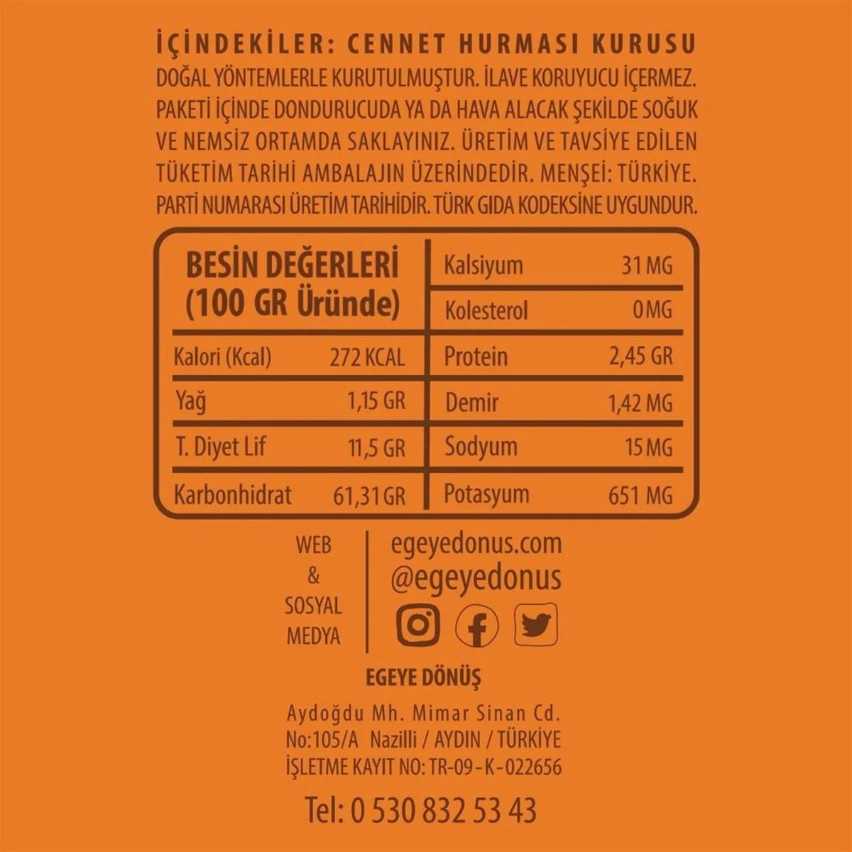 Cennet Hurması 5'Li Avantaj Seti