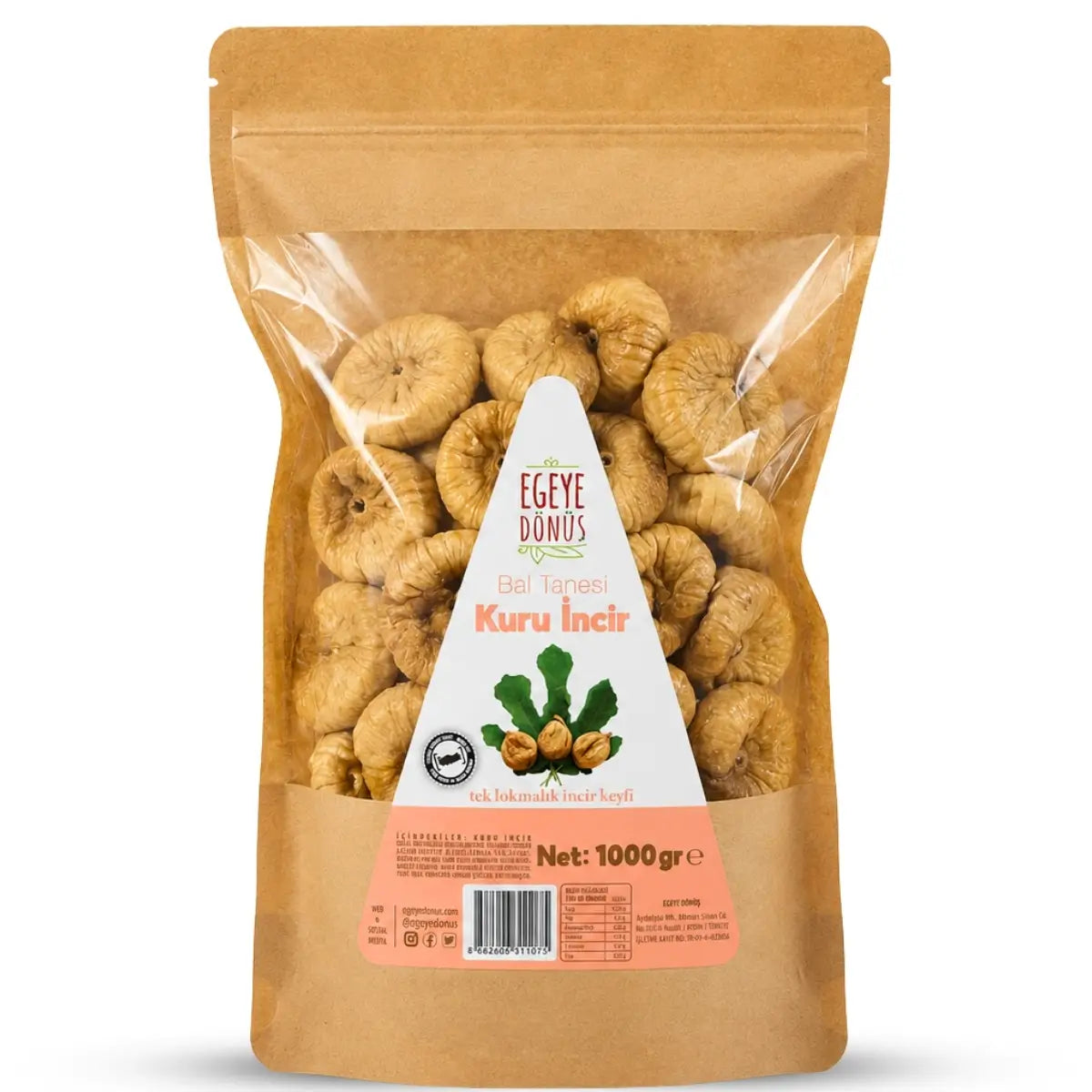 Kuru İncir-Bal Tanesi (1 Kg.)