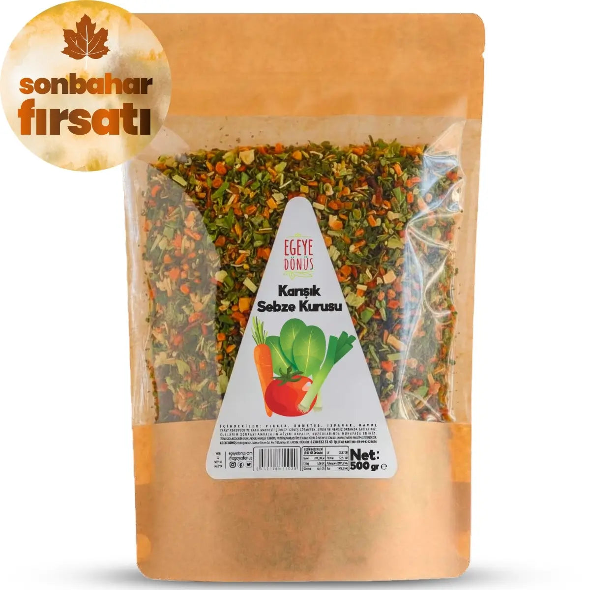 Karışık Sebze Kurusu (500 Gr.)
