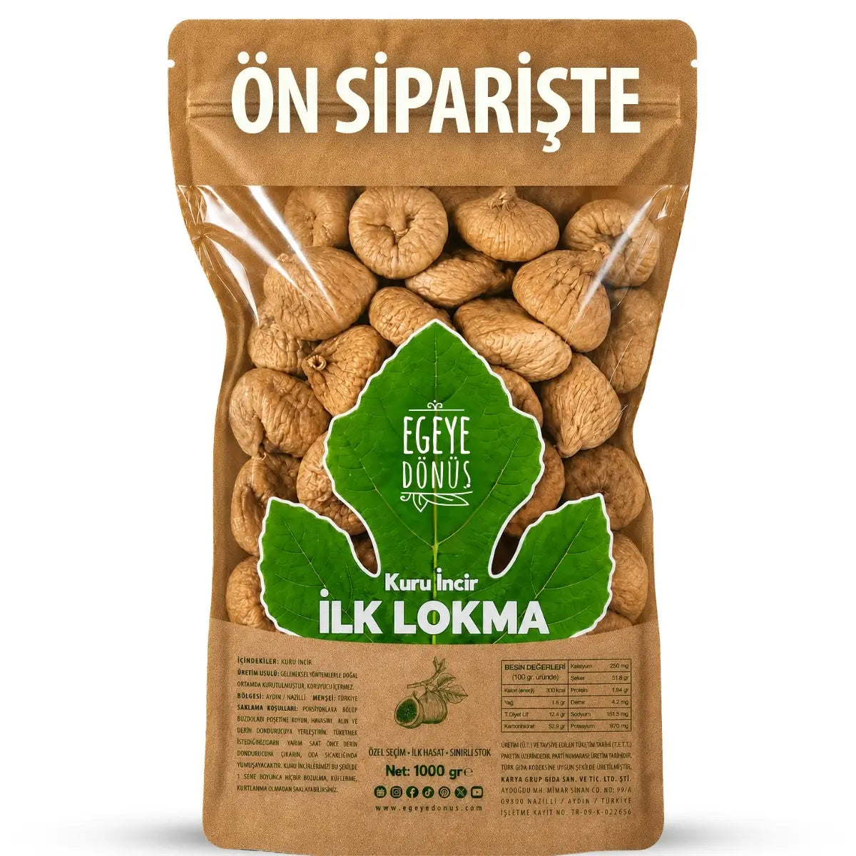 Kuru İncir - İlk Lokma (1 Kg.)
