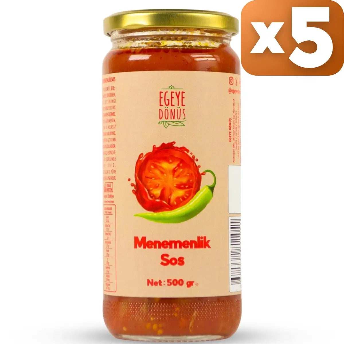Menemenlik Sos (5'li Set)