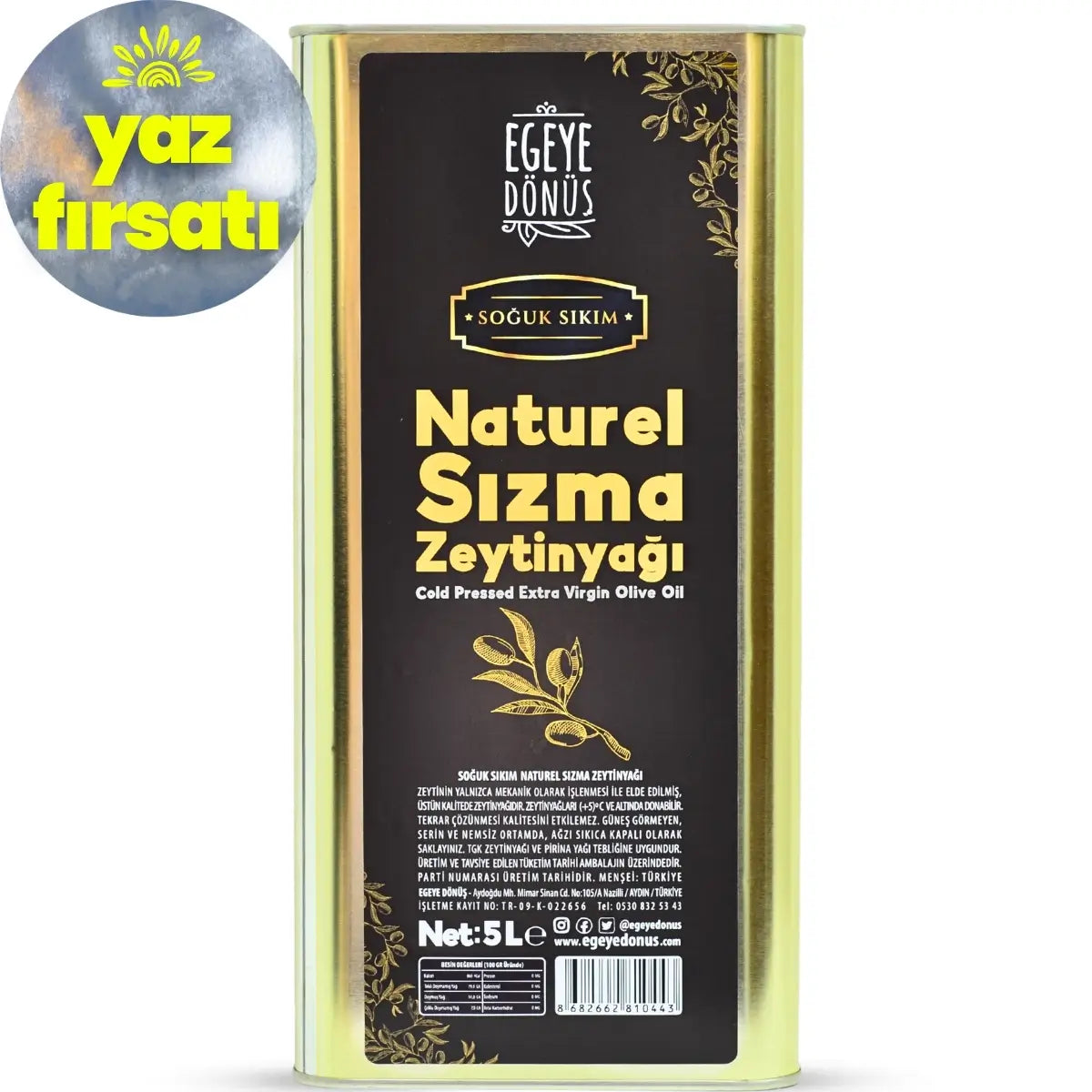 Soğuk Sıkım Zeytinyağı (5 Lt.)