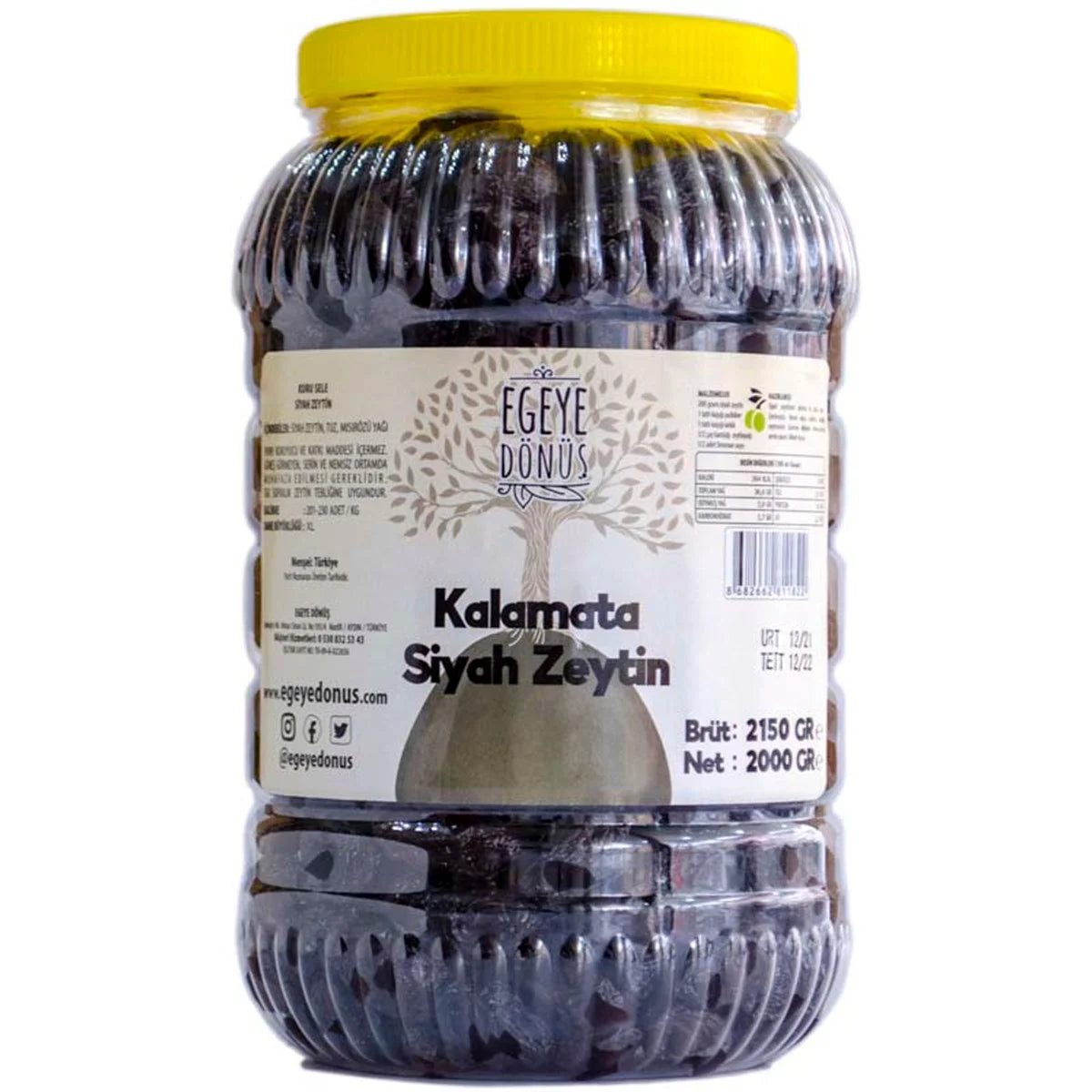 Kalamata Kuru Sele Zeytin (2 Kg.)