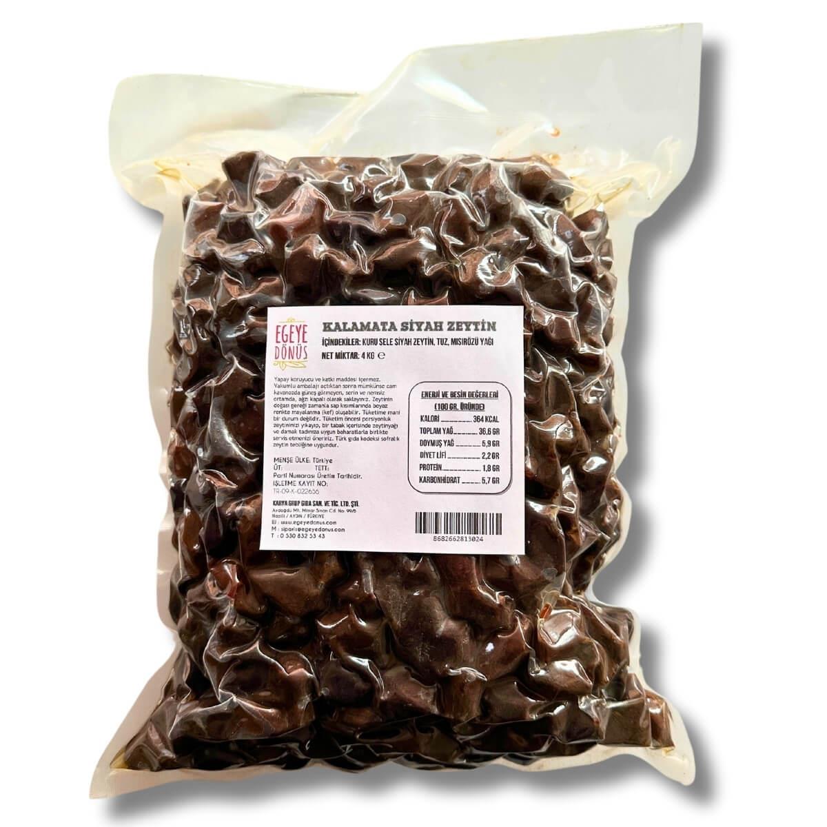 Kalamata Kuru Sele Zeytin (4 Kg.)