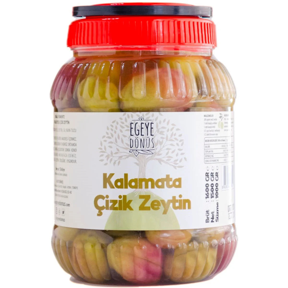 Kalamata Yeşil Çizik Zeytin (1 Kg.)