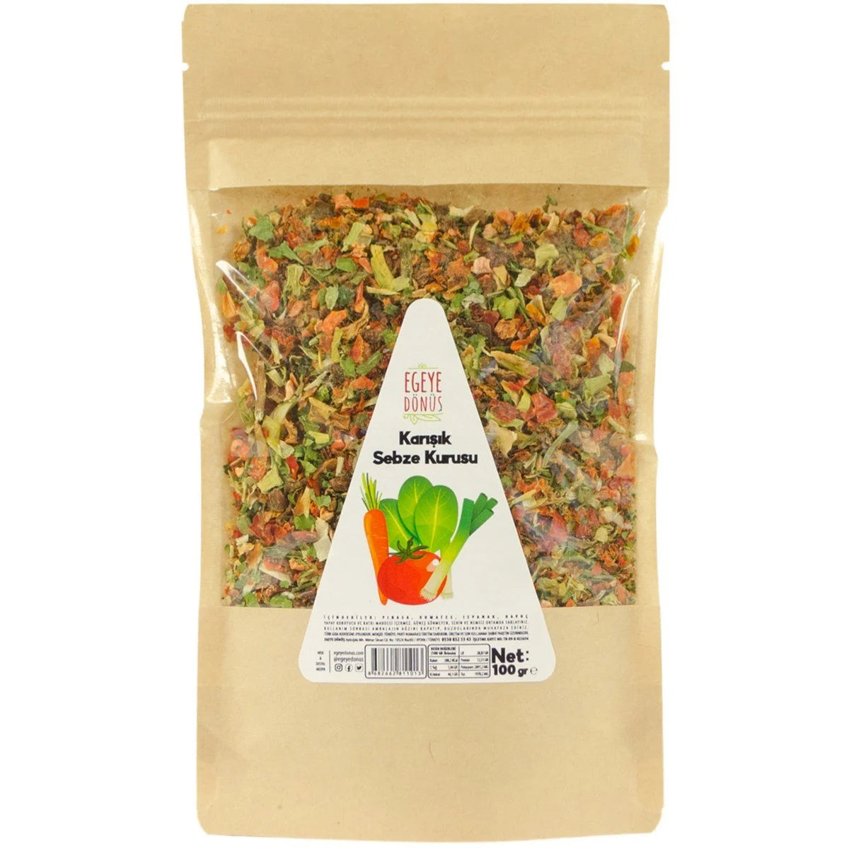 Karışık Sebze Kurusu (100 Gr.)