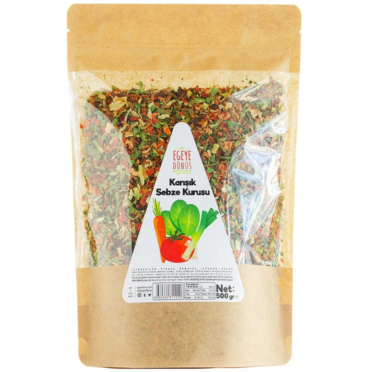 Karışık Sebze Kurusu (500 Gr.)