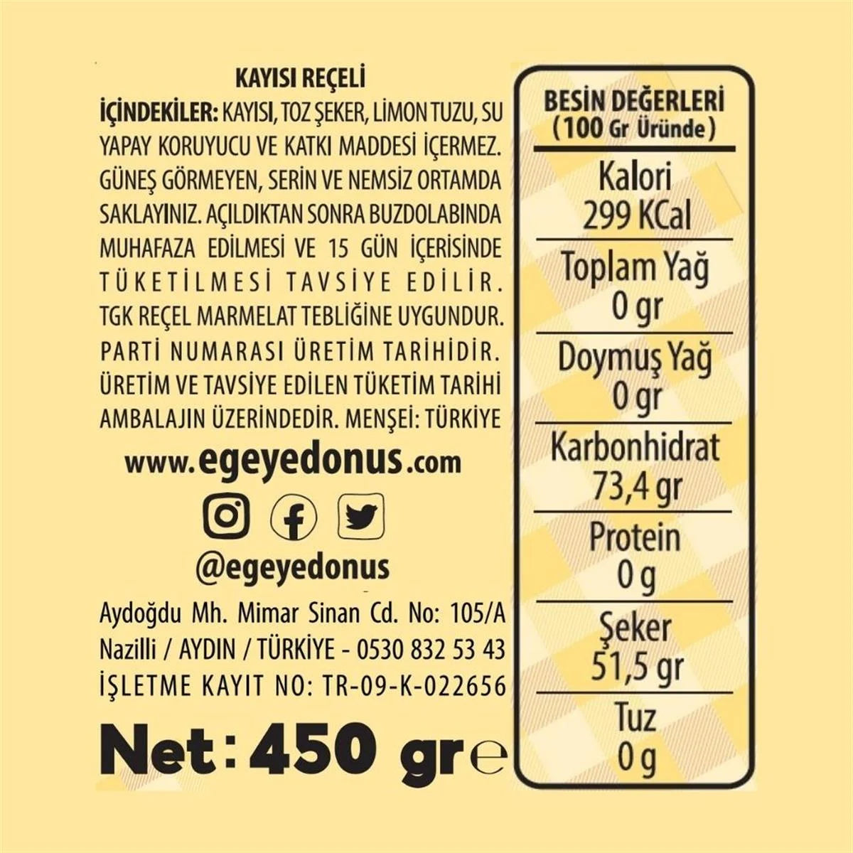 Kayısı Reçeli