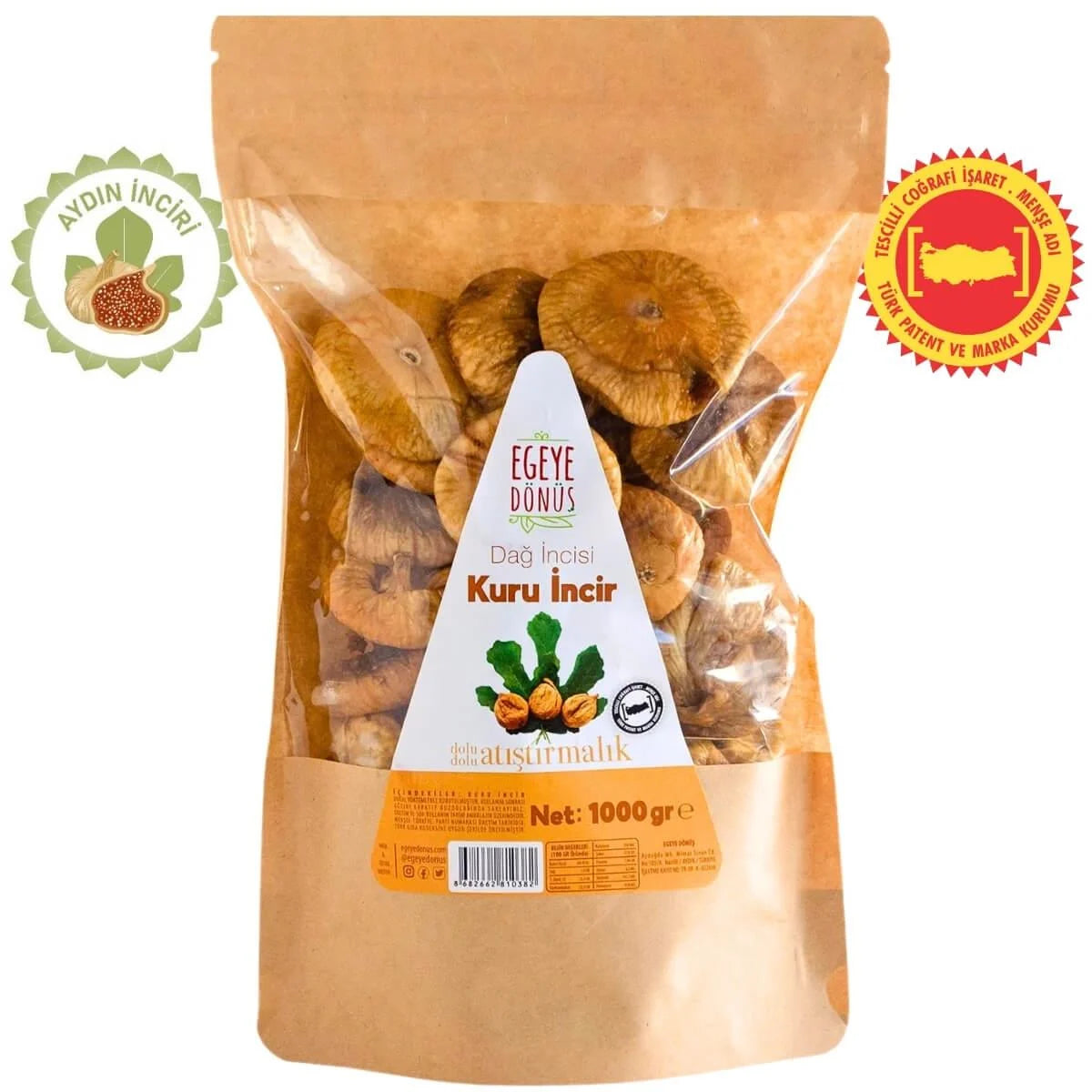 Kuru İncir-Dağ İncisi (1 Kg.)