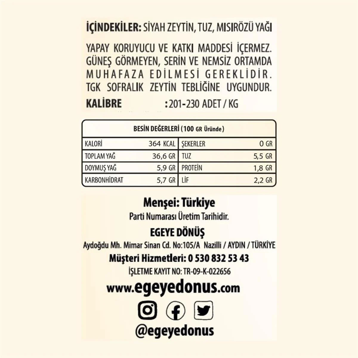 Kuru Sele Zeytin (1 Kg.)