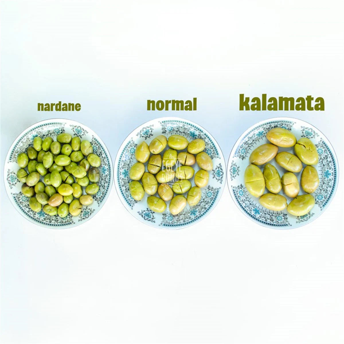 Nardane Yeşil Kırma Zeytin (1 Kg.)