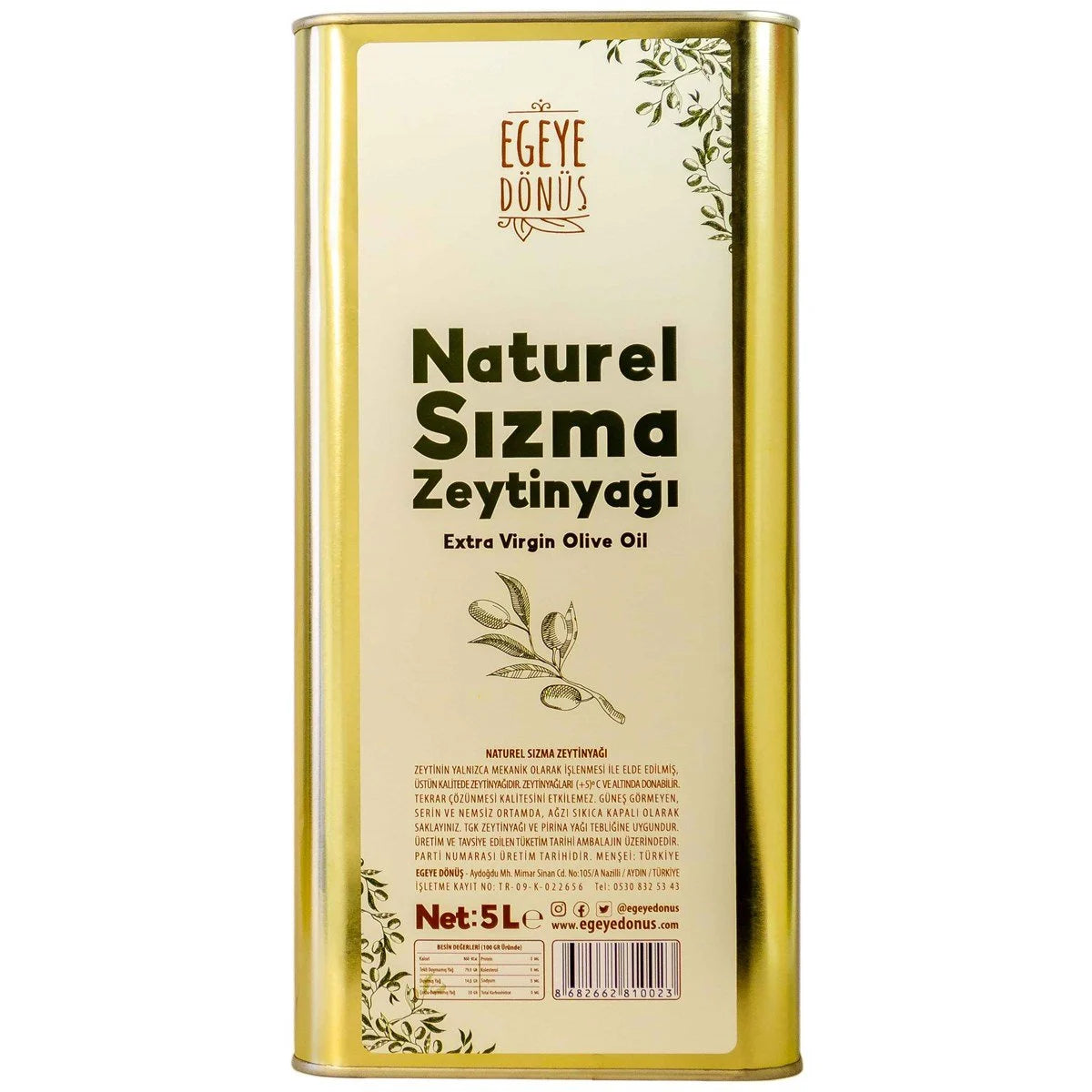 Naturel Sızma Zeytinyağı (5 Lt.)