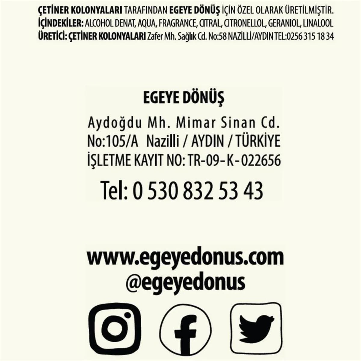 Portakal Çiçeği Kolonyası