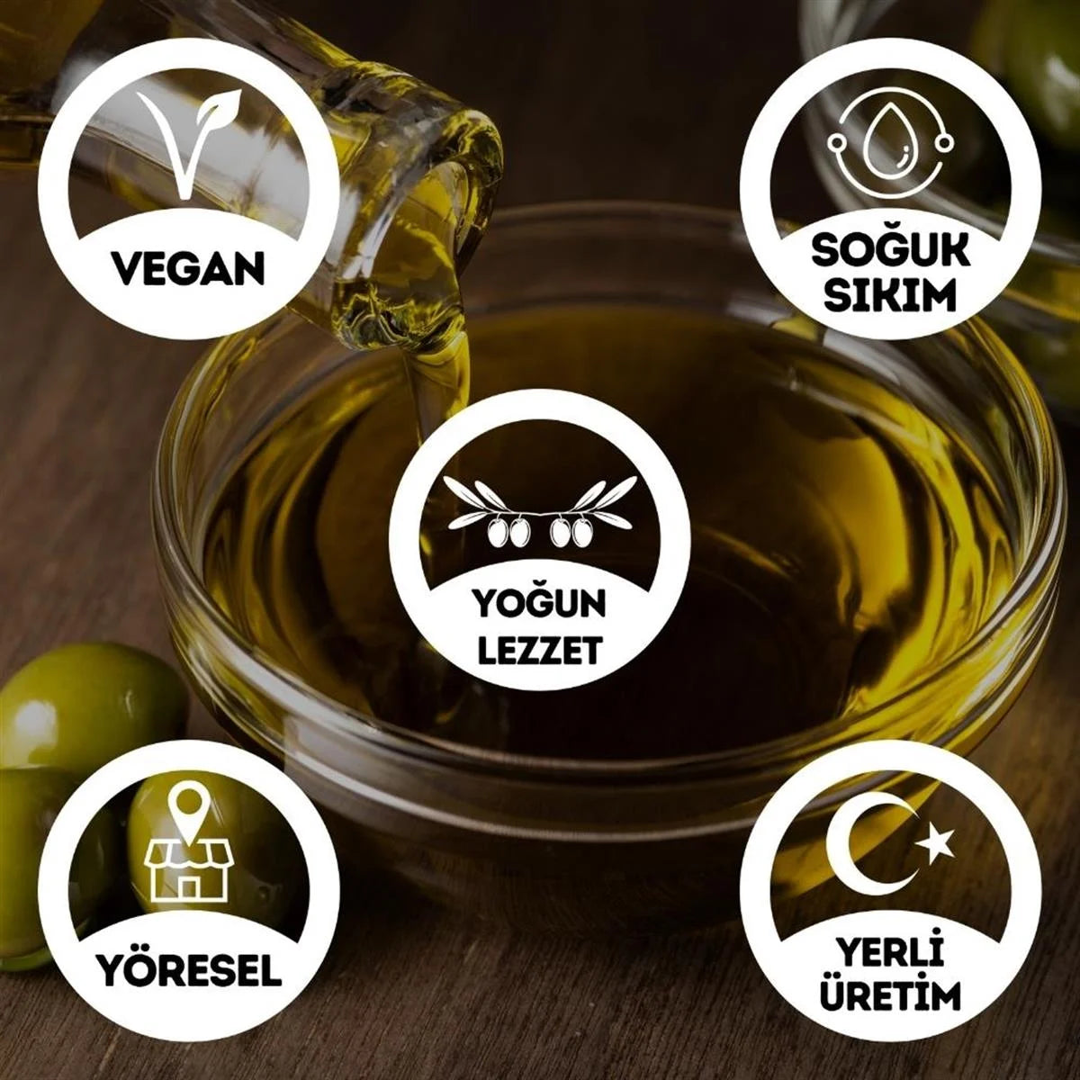 Soğuk Sıkım Zeytinyağı (3 Lt.)