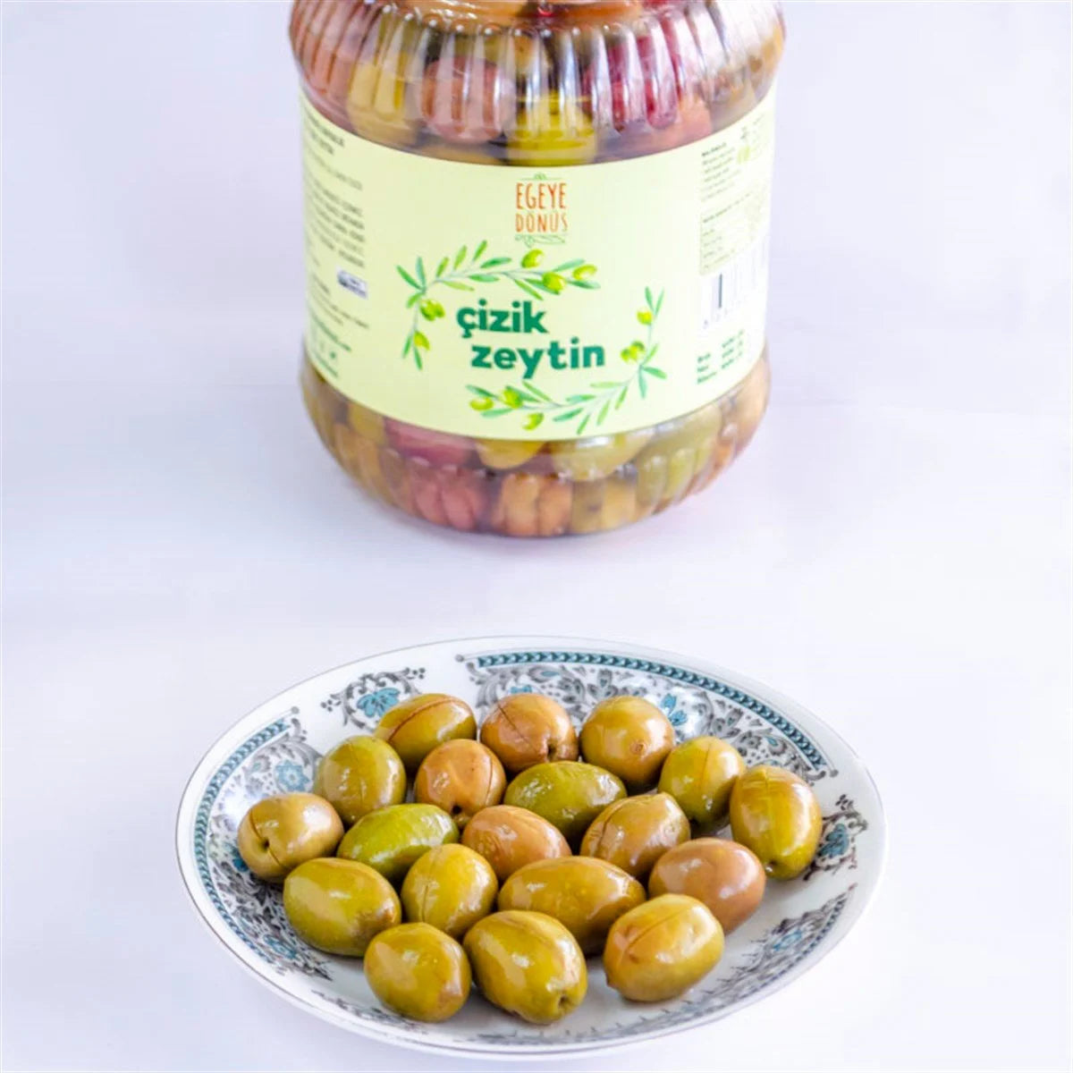 Yeşil Çizik Zeytin (1 Kg.)