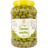 Yeşil Kırma Zeytin (2 Kg.)